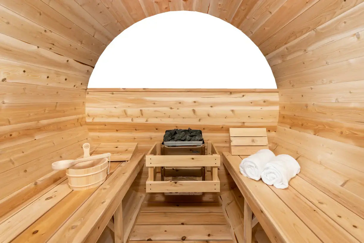 Dundalk CT Serenity MP 6 Person Barrel Sauna CTC2245MP