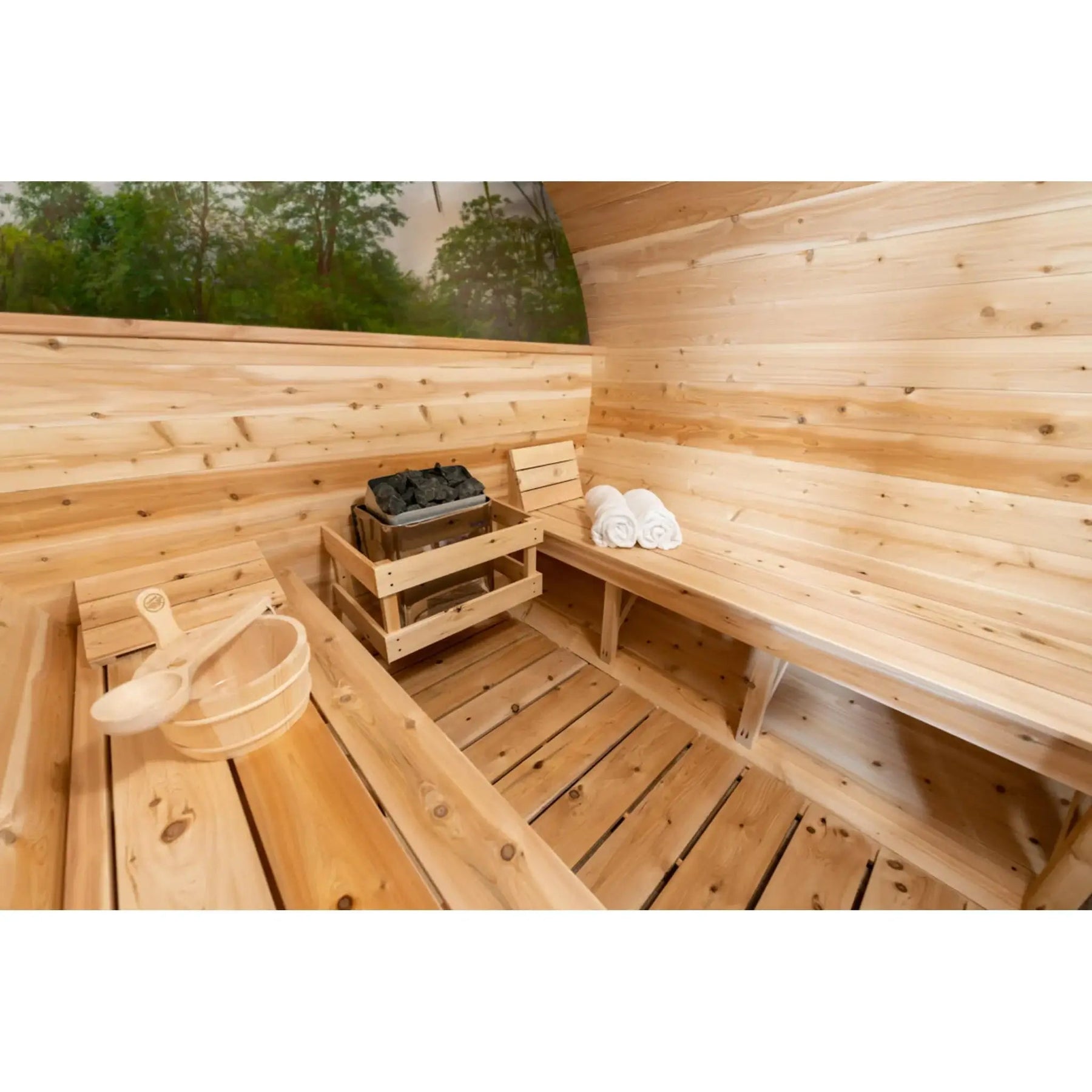 Dundalk Tranquility MP 6 Person Barrel Sauna