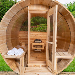 Dundalk CT Tranquility 6 Person Barrel Sauna CTC2345