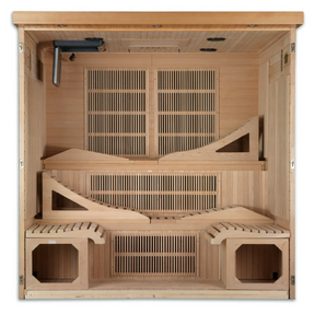 Golden Designs "Monaco" 6-person PureTech™ Near Zero EMF FAR Infrared Sauna