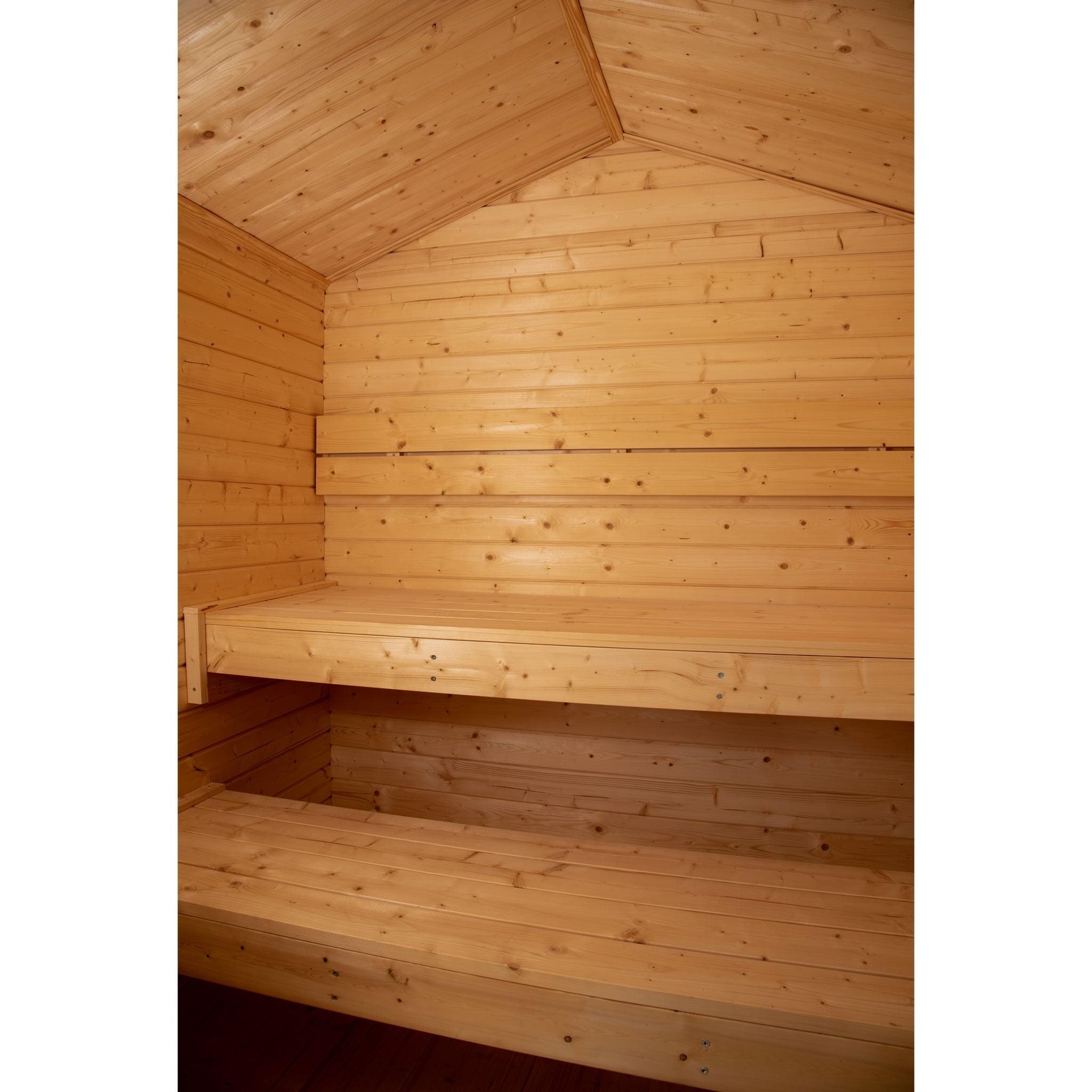 Almost Heaven Allegheny 4-Person Outdoor Cabin Sauna