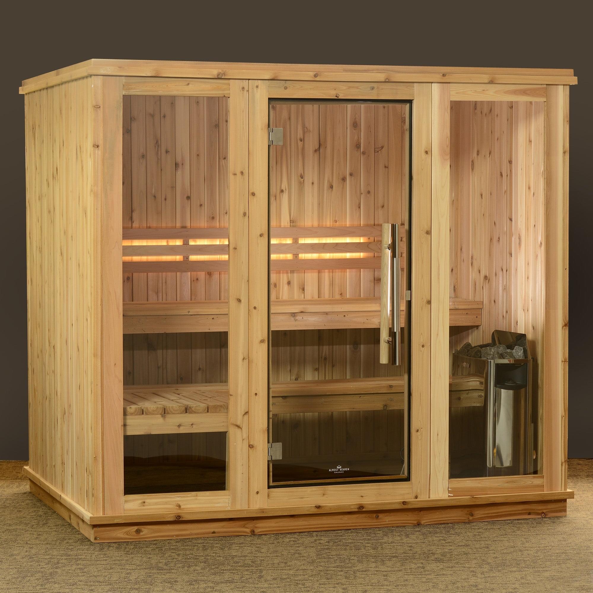 Almost Heaven Bridgeport 6-Person Customizable Indoor Sauna