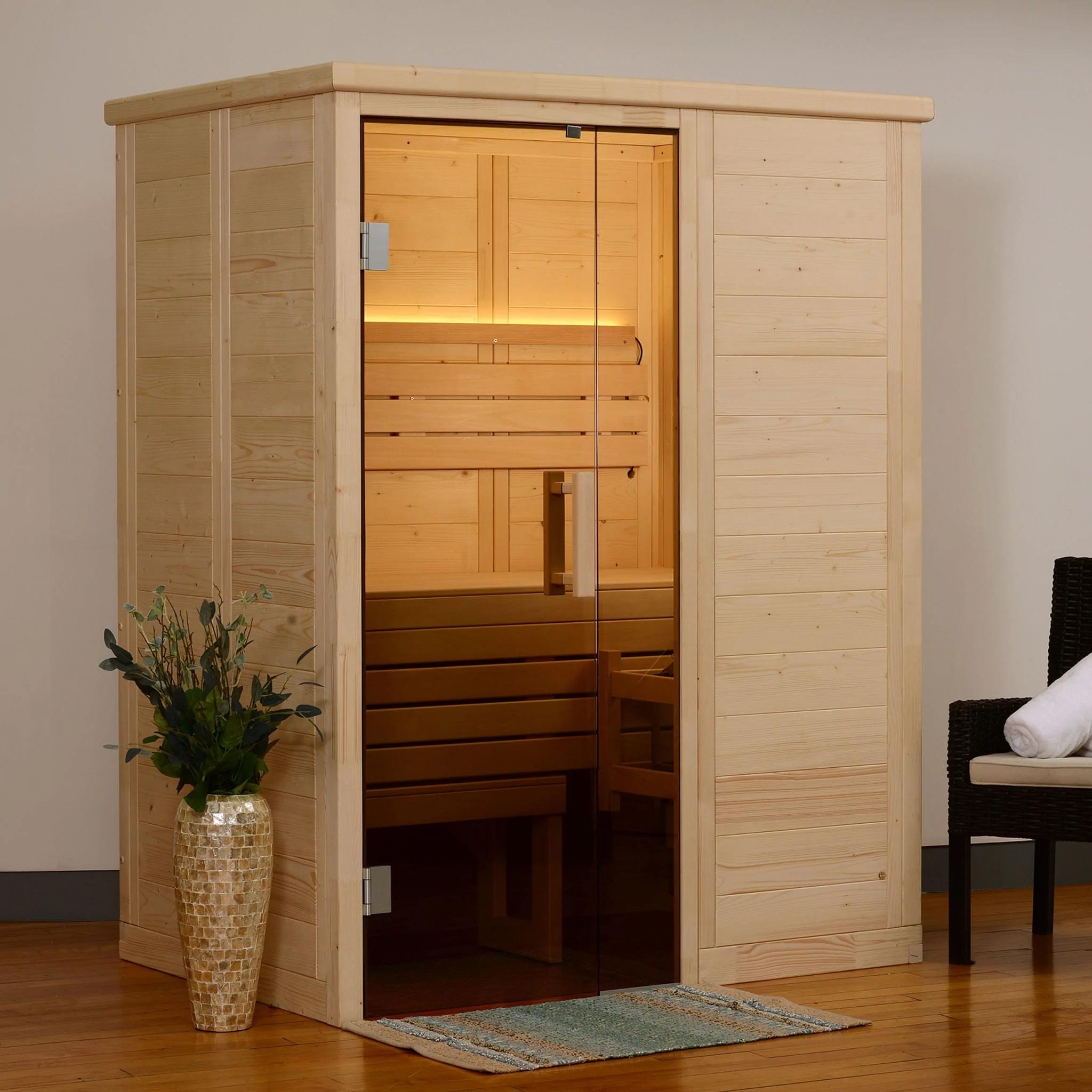 Almost Heaven Hillsboro 2-Person Indoor Traditional Sauna