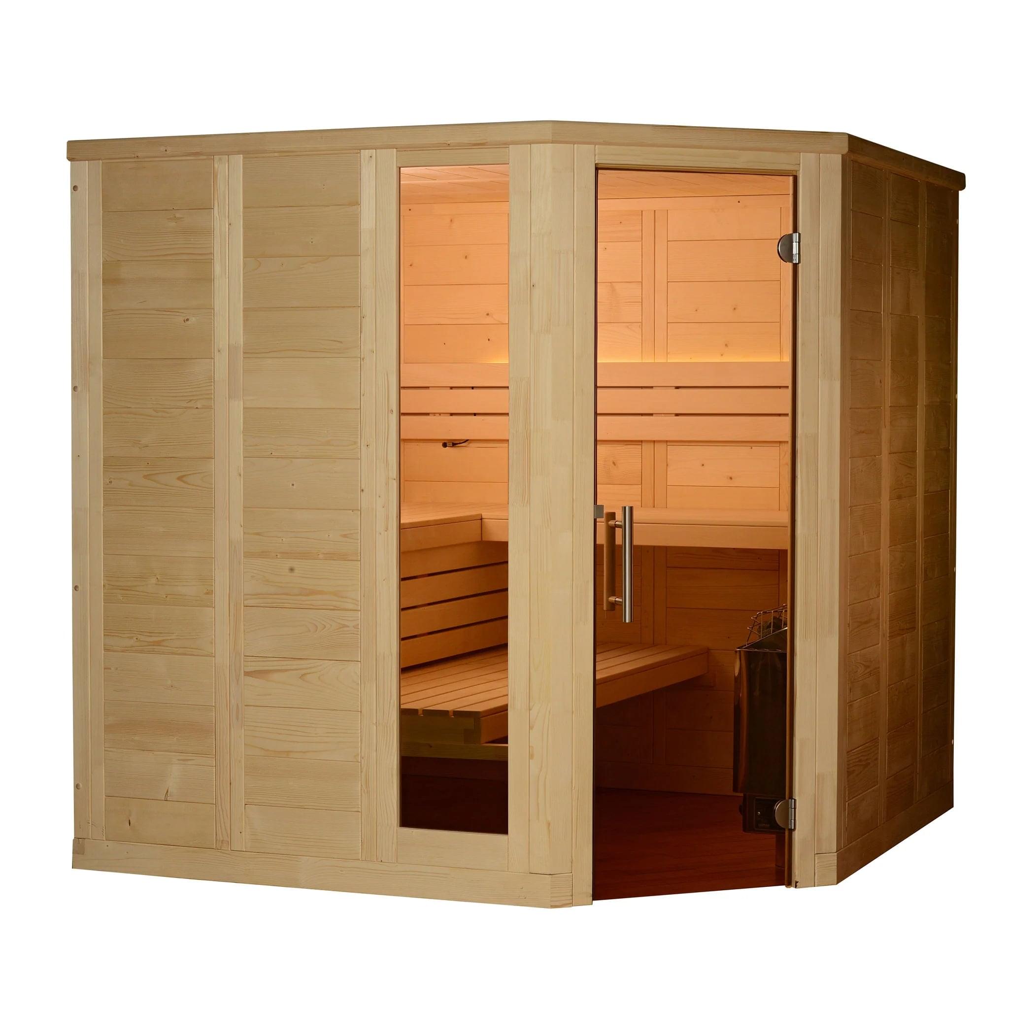 Almost Heaven Patterson 6-Person Indoor Traditional Sauna – Ships Within 2 Days!