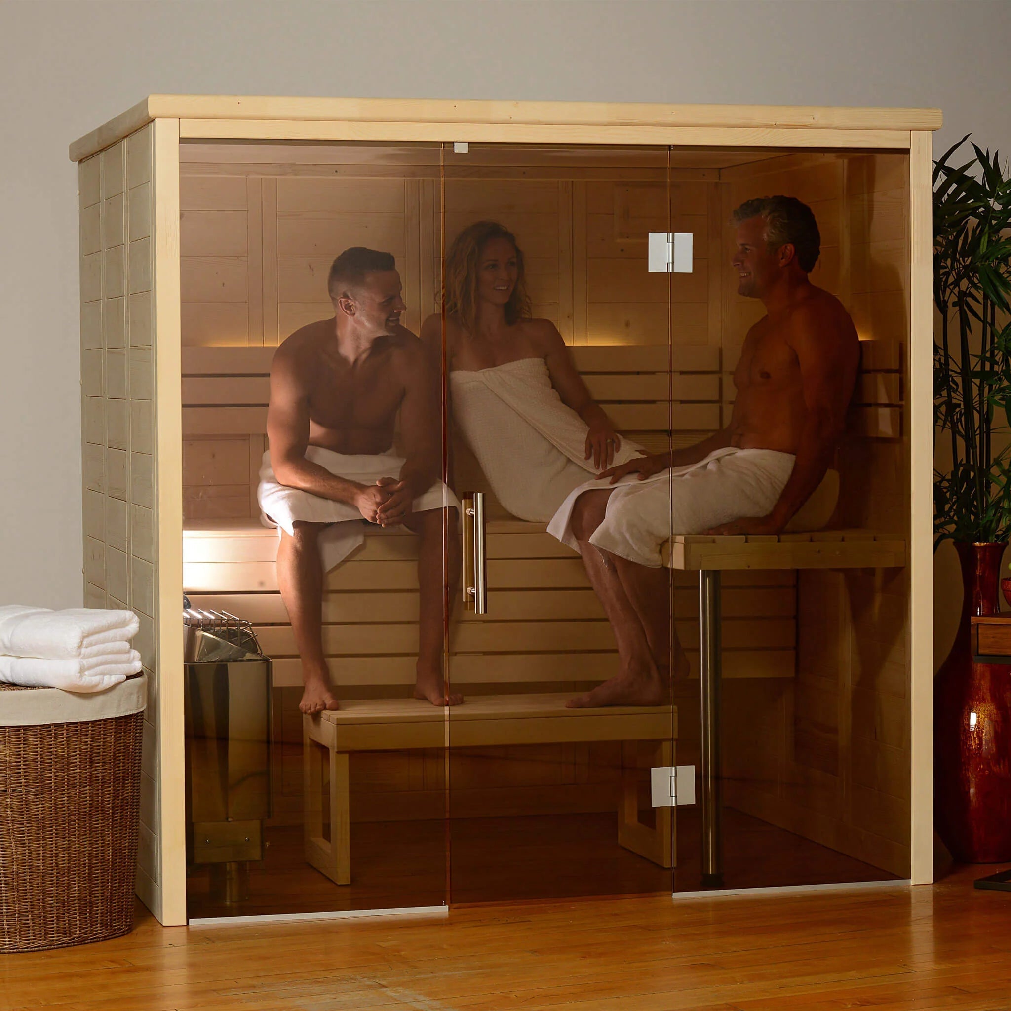 Almost Heaven Worthington 4-6 Person Indoor Traditional Sauna – Ships Within 2 Days!